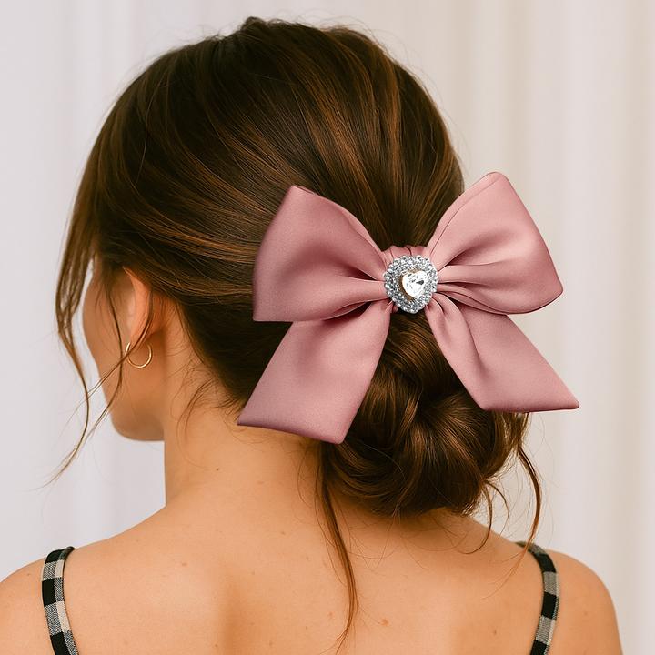 Immagine prodotto Avizar Haargummi satinierte Textur mit Strass Harper (Elastico per capelli)