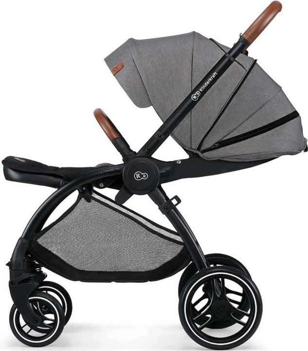 Produktbild KinderKraft EVOLUTION COCOON 2in1 stroller platinum grey
