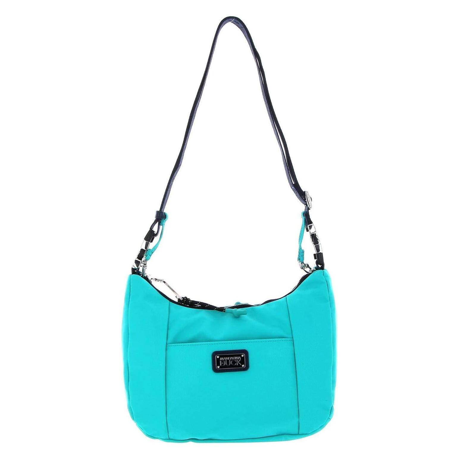 Mandarina Duck, Unisex, Handtas, Gürteltasche Mit Schnalle Und Reissverschluss, Turkoois