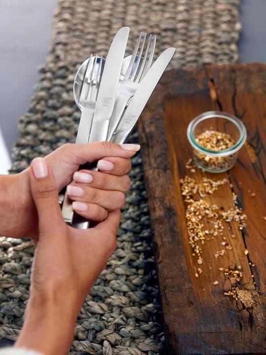 Produktbild Zwilling 68 tlg. Minimale Menübesteck matt (68 Stk., Besteck Set)