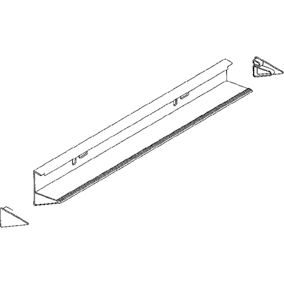 Werkstarck, Möbelausstattung, Wandklemmschienen TOBBY (1 Stk.)