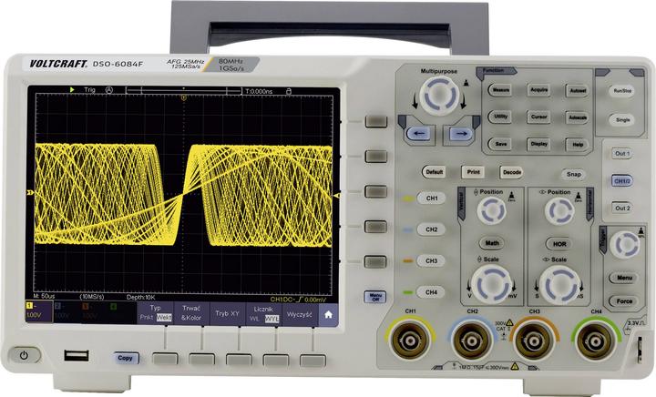 Productafbeelding Voltcraft Digitale oscilloscoop DSO 6084F (CAT II)