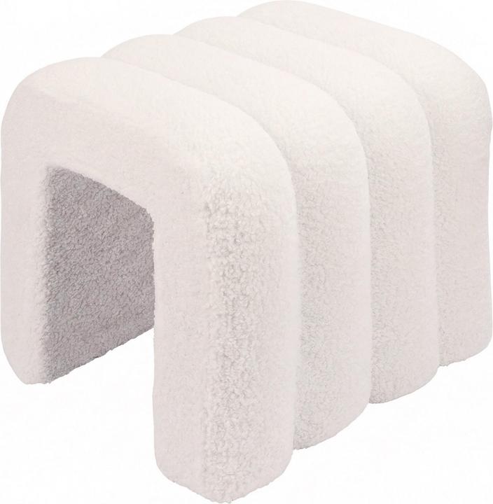 Produktbild Relaxdays Teddyfell-Hocker