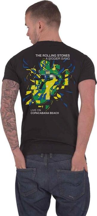 Immagine prodotto The Rolling Stones Maglietta unisex adulto Bigger Bang - Brasile '80 Back Print in cotone (M)