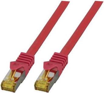 Produktbild EFB Elektronik Hersteller: RJ45 Patchkabel S/FTP, Cat.6A, LSZH,Cat.7 Rohkabel, 1,5m, rot Das geschirmte Cat.6A RJ4 (S/FTP, CAT6a, 1.50 m)