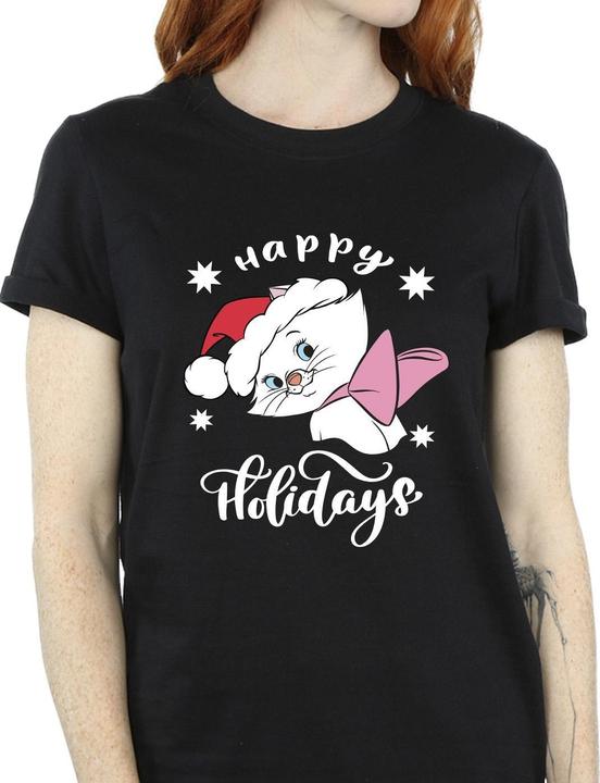 Immagine prodotto Disney Maglietta The Aristocats Happy Holidays in cotone da donna/donna (XL)