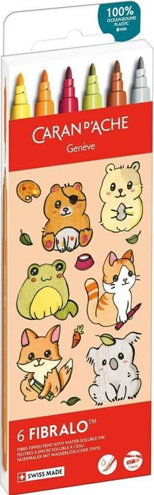 Image du produit Caran d'Ache Feutres Fibralo Kawaii (6x)