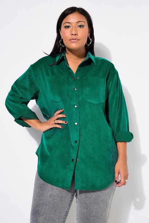 Produktbild Studio Untold Cord-Hemd, oversized, Hemdkragen, Langarm (60)