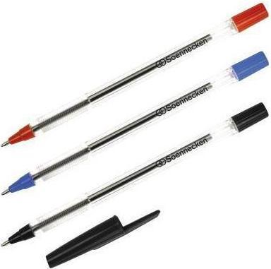 Produktbild Soennecken Einwegkugelschreiber 3611 Nr.1 Kappe blau 50 St./Pack. (Blau, 50 x)