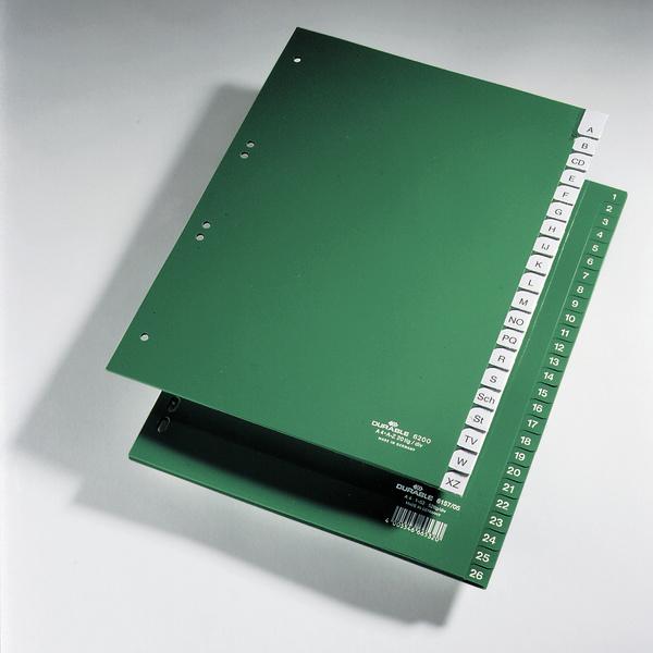 Thumbnail - Durable, Ordner Zubehör, Register PP grün