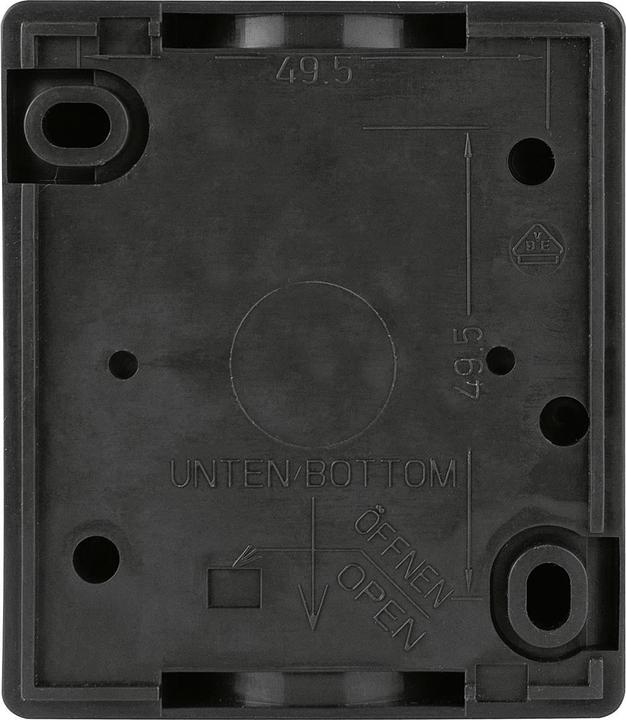 Actual product image REV 0007031900 Surface-mounted socket outlet IP44 anthracite