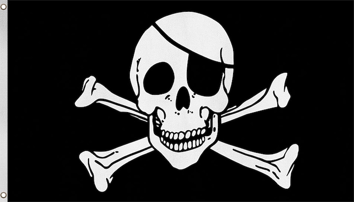 Image du produit Normani Drapeau pirate 90 cm x 150 cm