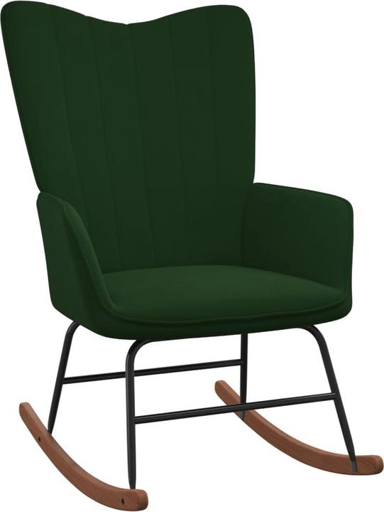 Produktbild vidaXL Schaukelstuhl mit Hocker