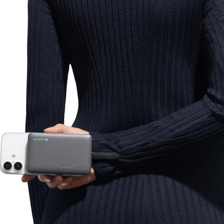 Actual product image Cuktech CP132ML 10000mAh MagSafe-kompatible Powerbank – Schwarz (10000 mAh, 22.50 W)