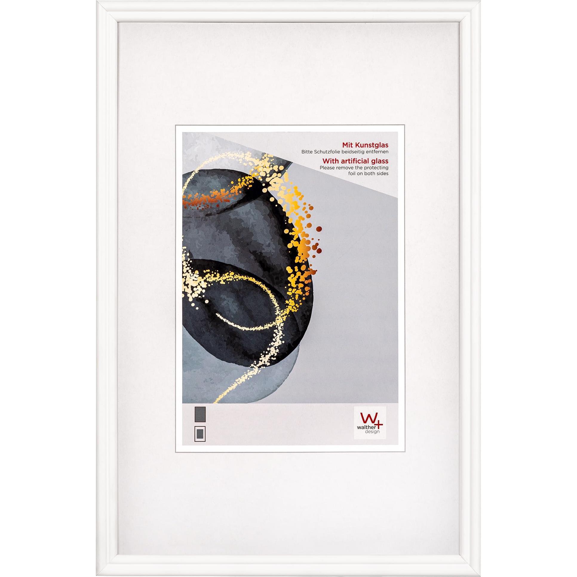 Walther Design, Bilderrahmen, Select Holzrahmen mit Kunstglas (20 x 30 cm)