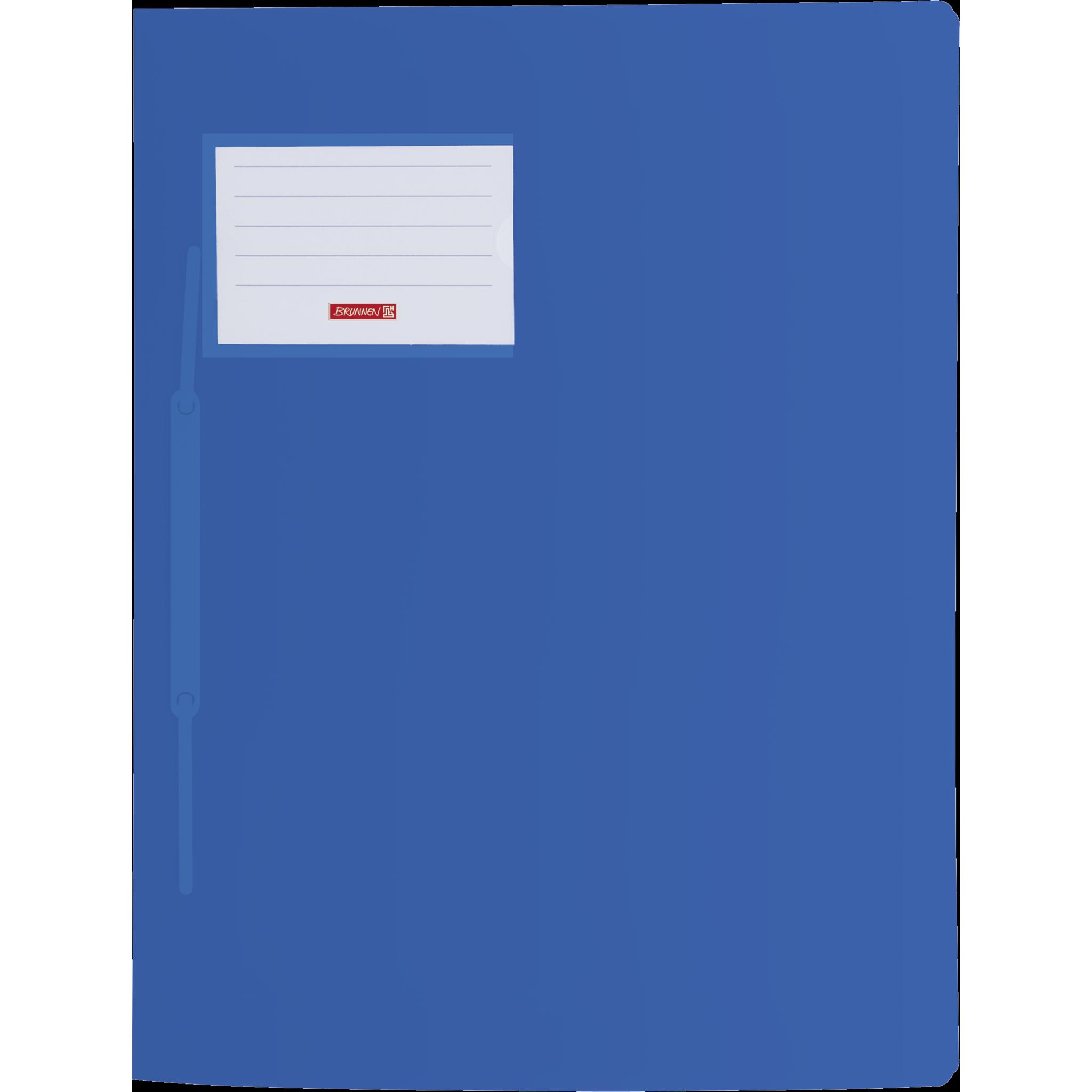 Brunnen, Mappe, Schnellhefter FACT! Kunststoff blau transluzent DIN A4 (A4, 1 x)