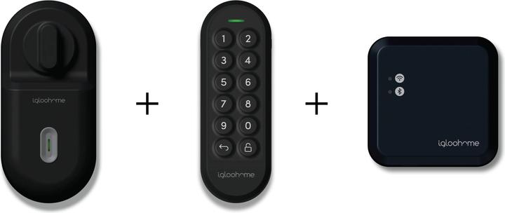 Actual product image Igloohome Retrofit Lock + Keypad + Bridge