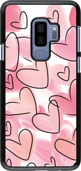 Produktbild PhoneLook Hülle Easter 2023 pink hearts (Samsung Galaxy S9+)