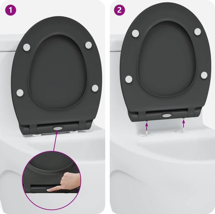 Produktbild vidaXL Toilettensitz