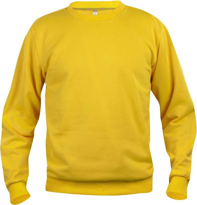 Produktbild Clique Sweatshirt Rundhals Basic 021030, Polyester, Baumwolle, zitrone, XS (XS)