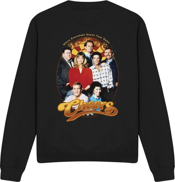 Actual product image Cheers Unisex Adult Group Shot Sweatshirt (M)