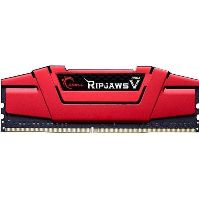 G.Skill Ripjaws V (4 x 4GB, 3000 MHz, DDR4-RAM, DIMM), RAM, Schwarz, Rot
