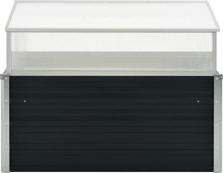 Image du produit vidaXL Hochbeet mit Gewächshausaufsatz Corten