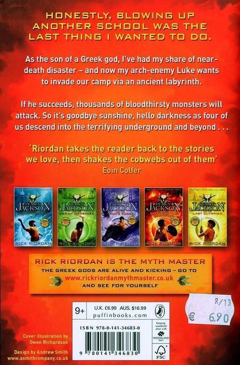 Produktbild Percy Jackson 04 and the Battle of the Labyrinth (Englisch, Rick Riordan, 2013)