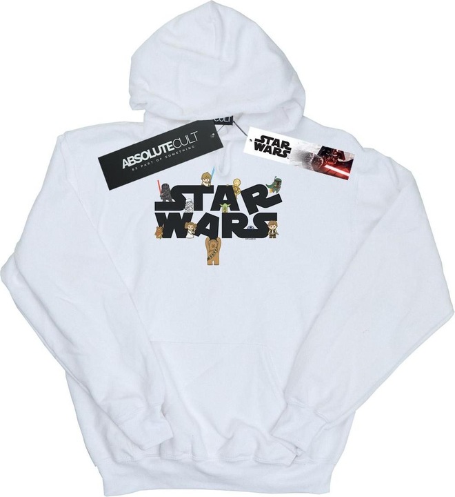 Immagine prodotto Star Wars Kiddie Logo Felpa con Cappuccio Ragazzi (128)