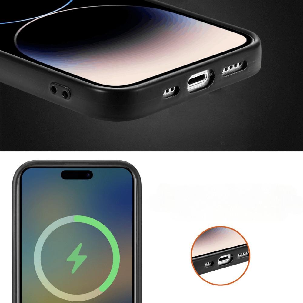 Thumbnail - Cover-Discount iPhone 15 Pro - Rückenhülle mit Holz-Struktur nature (Apple iPhone 15 Pro), Smartphone Hülle, Braun