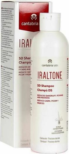 Actual product image Cantabria Labs Iraltone Shampoo Ds Anti-dandruff 200ml (200 ml, Liquid shampoo)