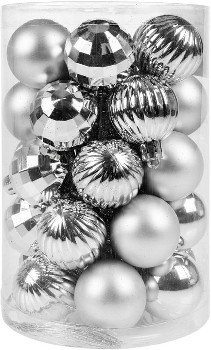 Actual product image Cocon Weihnachtskugel 34 Stück, Silber (34x)
