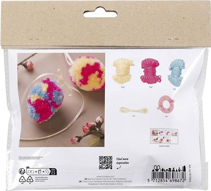 Produktbild Creativ Company Mini Pom-Poms Eier