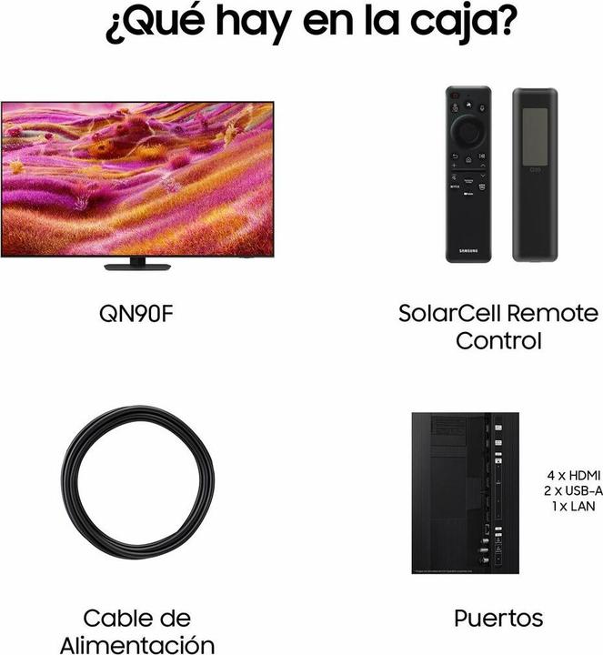 Image du produit Samsung TV AI Neo QLED 55" QN90F 2025, 4K, Mini LED sans reflet (55", 4K, 2025)