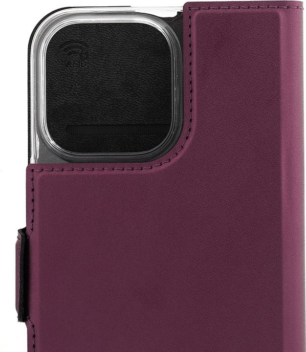 Actual product image Wave BookCase for iPhone 16 Pro Max, MagSafe compatible, Smoky Sangria (Apple iPhone 16 Pro Max)