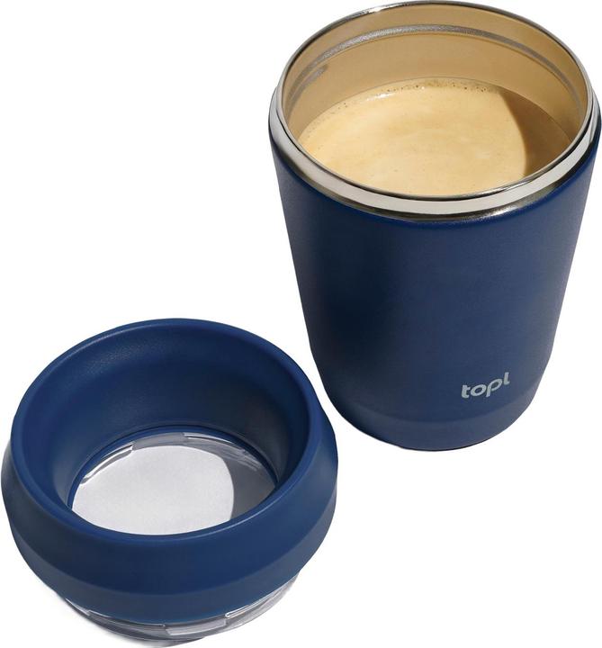 Produktbild Topl Trinkbecher To Go Patentierter 360° Deckel Edelstahl 235ml (0.24 l)