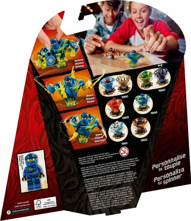 Immagine prodotto LEGO spinjitzu jay (70660, LEGO Ninjago)