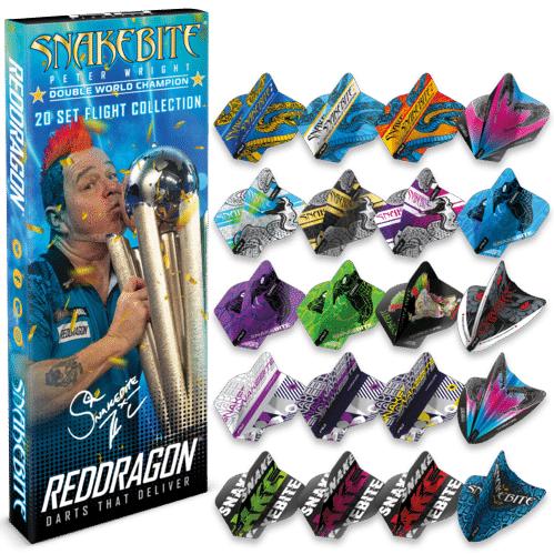 Image du produit Red Dragon Peter Wright Snakebite DWC Flight Collection 20 sets