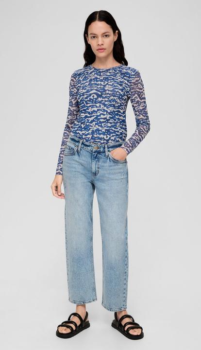 Actual product image S.Oliver T-Shirt Langarmshirt aus Mesh (46)