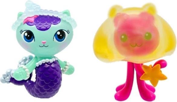 Produktbild Gabby's Dollhouse Gabby’s Dollhouse: Der Film – Merkätzchen & Kitty Jellyfish, Spielfiguren mit 2 Zubehörteilen