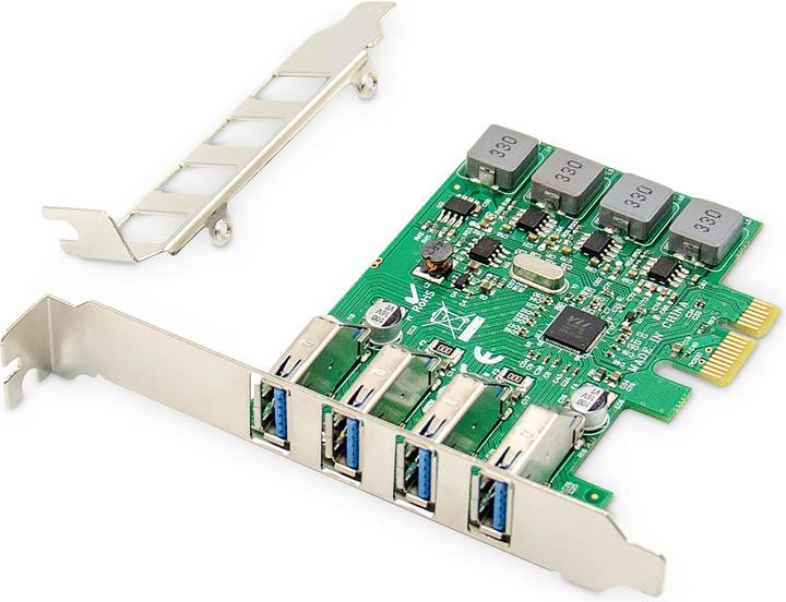 Image du produit Digitus Carte add-on PCI Express 4 ports USB 3.0