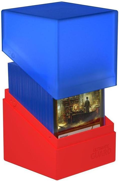 Actual product image Ultimate Guard Boulder Deck Case 100+ SYNERGY Blue/Red