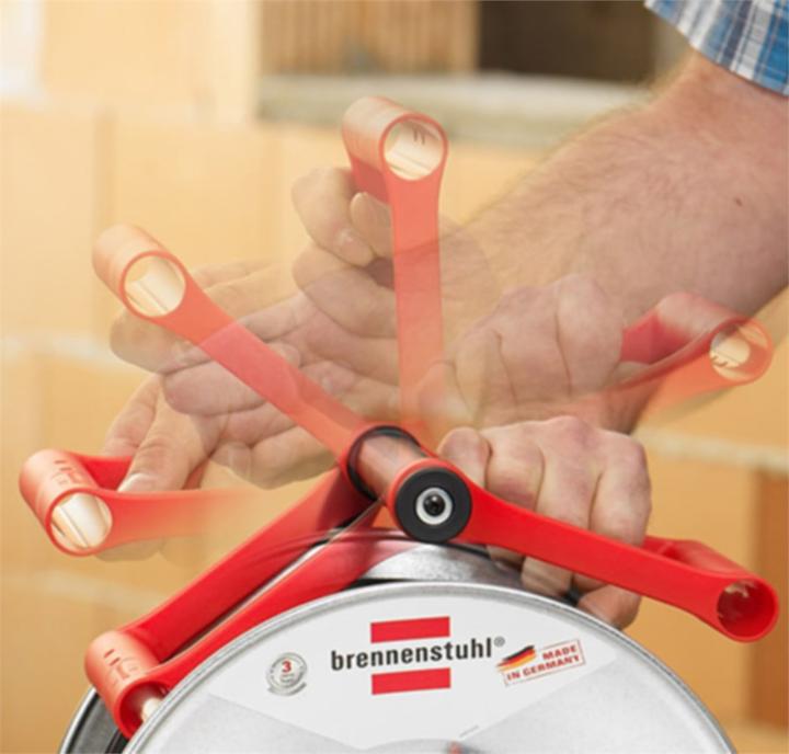 Image du produit Brennenstuhl Enrouleur de câble Garant 290 noir 33m H05VV-F 3G1.5 rouge (33 m, 1.50 mm²² mm)