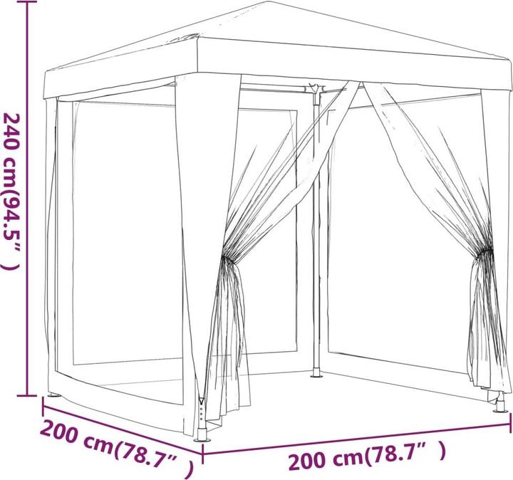 Image du produit vidaXL Desirae (200 cm, 200 cm)