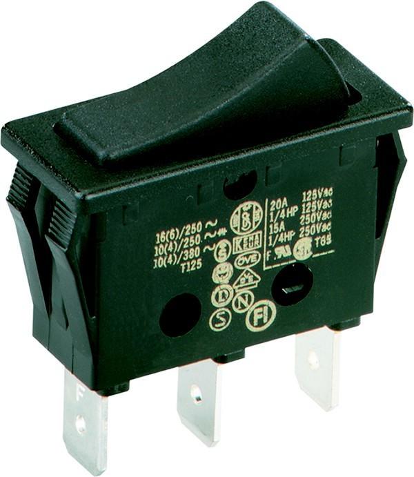 Bachmann Rocker switch 924.092 Series 3652 changeover unamplified 1pin w/w 924.092