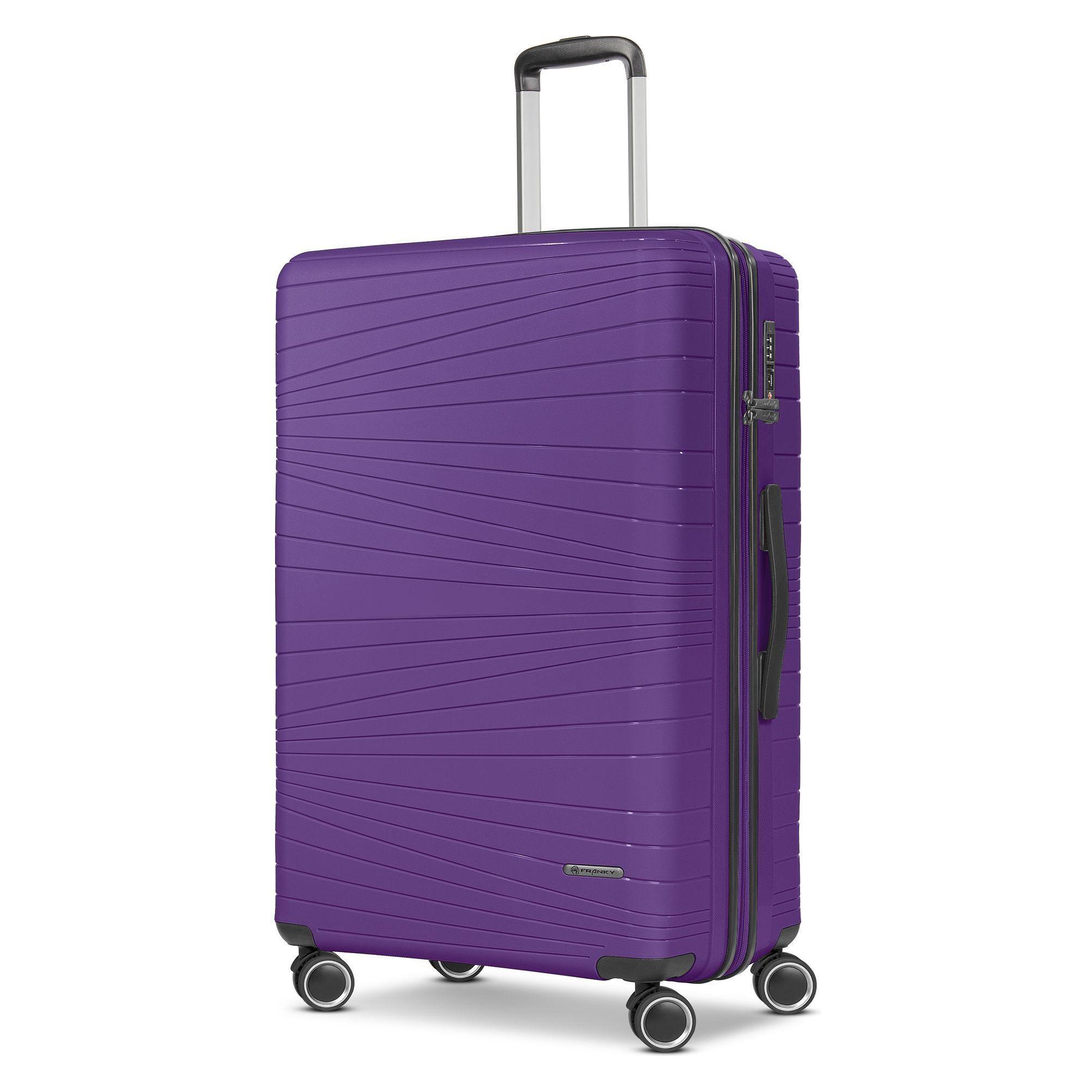 Franky, Koffer, Dallas 3.0 4 Rollen Trolley L 75 Cm, Violett, (92 l)