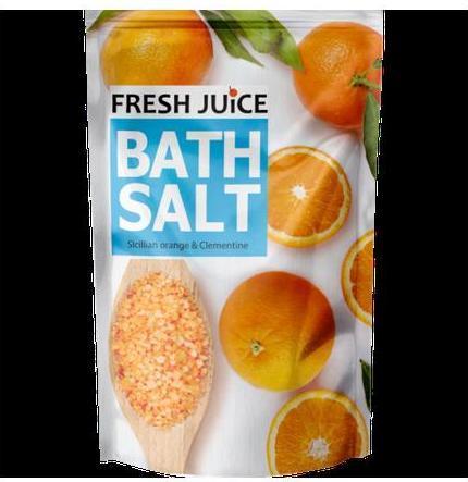 Actual product image Fresh Sicilian Orange & Clementine Bath Salt Rich in Minerals 500g (Bath pearls)