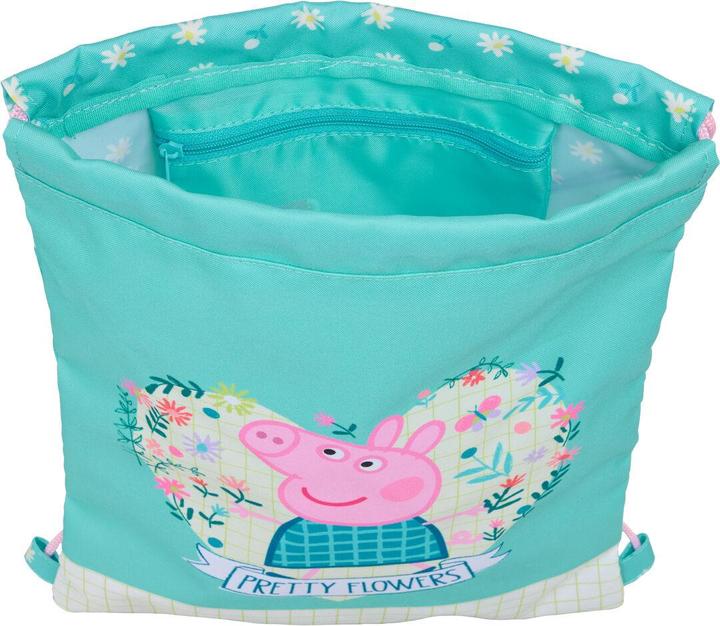 Produktbild Safta Peppa Wutz "Pretty Flowers" - Turnbeutel