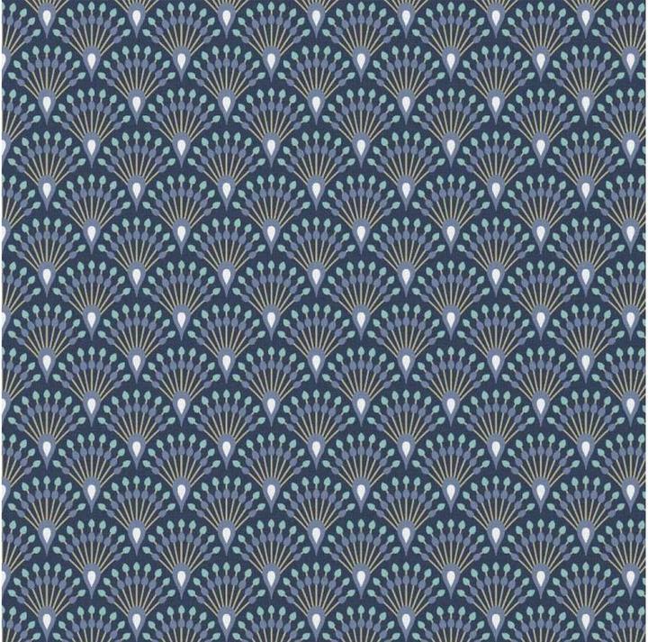 Image du produit Domotex Tissu Ginza minuit/indigo