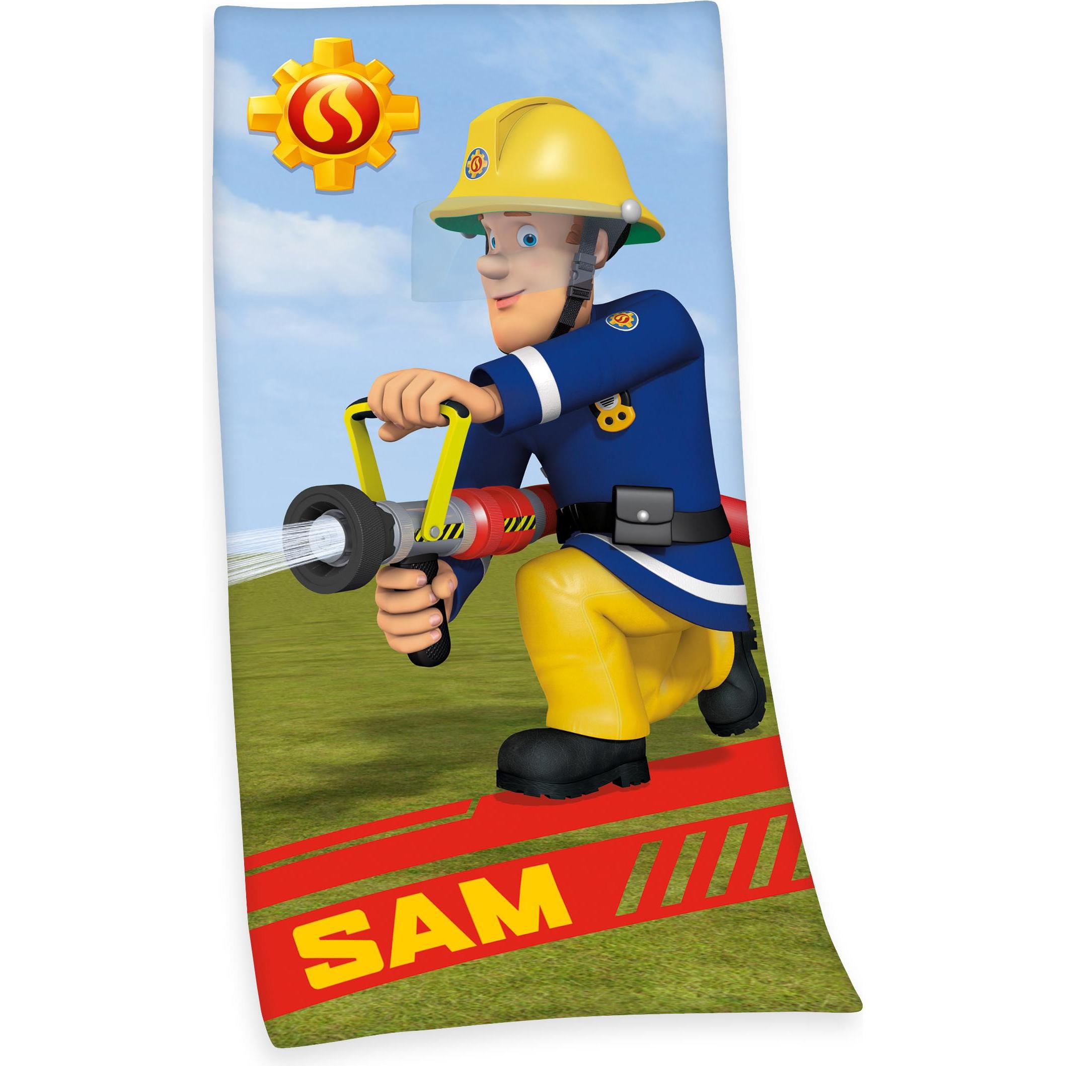 Herding, Strandtuch, Feuerwehrmann Sam (75 x 150 cm)